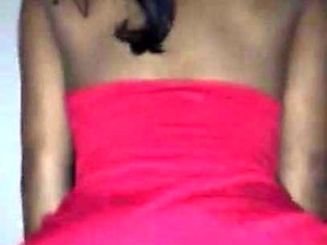 Lady with red dress fucking hard