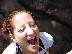 She assuredly likes not far from Humorous bibulate piss