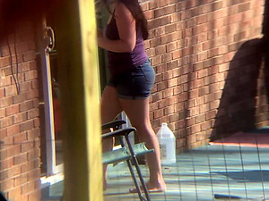 Chubby neighbor big butt