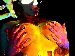 Black-light rag together with Shower