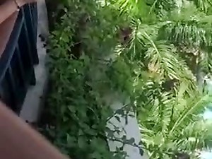 indian girl talking on phone full nude at balcony